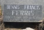 FERRIS Dennis Francis 1921-2003 & Marlene Martha 1923-1986