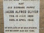 OLIVER Jacob Alfred 1889-1946