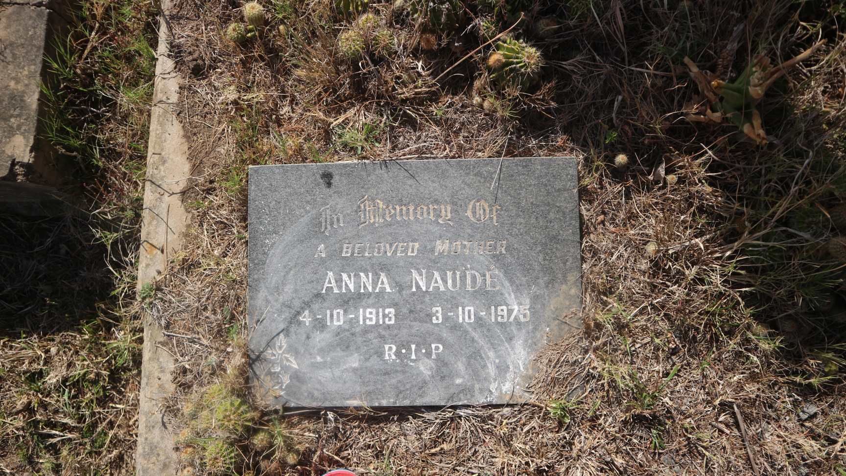 NAUDÉ Anna 1913-1975