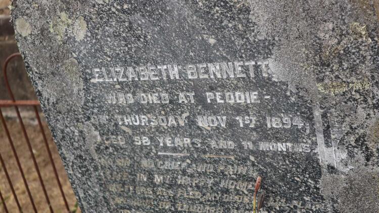 BENNETT Elizabeth -1894
