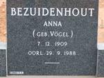 BEZUIDENHOUT Anna nee VOGEL 1909-1988