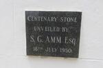 14. Centenary stone - unveiled by A.C. Amm