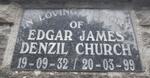 CHURCH Edgar James Denzil 1932-1999