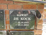 KOCK Gawie, de 1943-2010