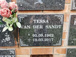 SANDT Tessa, van der 1962-2017