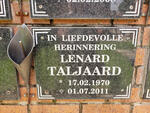 TALJAARD Lenard 1970-2011