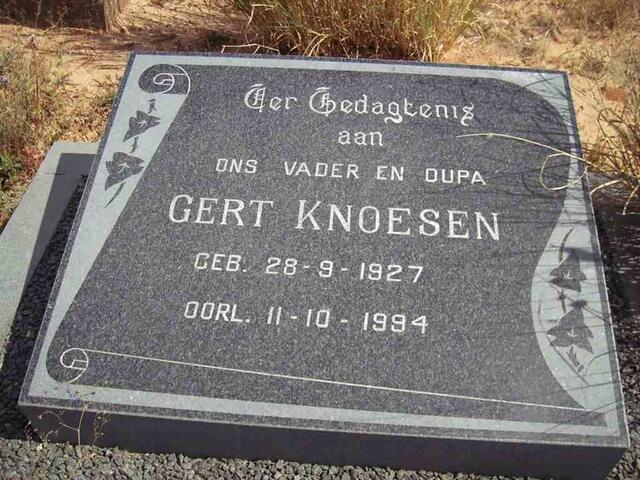 KNOESEN Gert 1927-1994