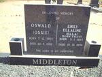 MIDDLETON Oswald 1903-1988 & Emily Ellaline TYLER 1903-1996