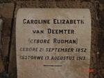 DEEMTER Caroline Elizabeth, van nee RUDMAN 1852-1913