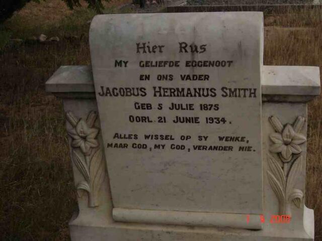 SMITH Jacobus Hermanus 1875-1934