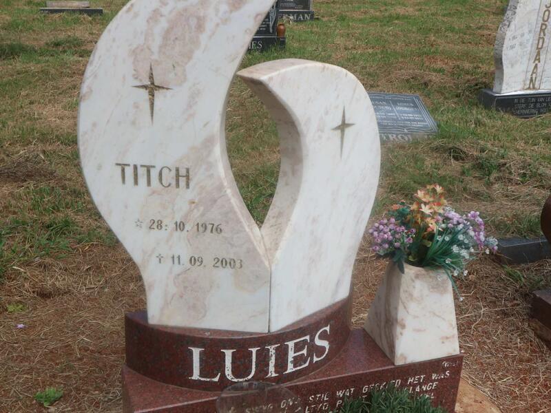 LUIES Titch 1976-2003