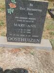 OOSTHUIZEN Mary-Ann 1912-1996