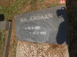 JORDAAN Ben 1919-1985