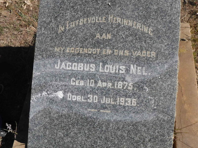 NEL Jacobus Louis 1875-1936
