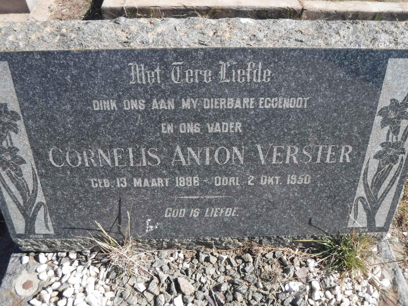 VERSTER Cornelis Anton 1886-1950