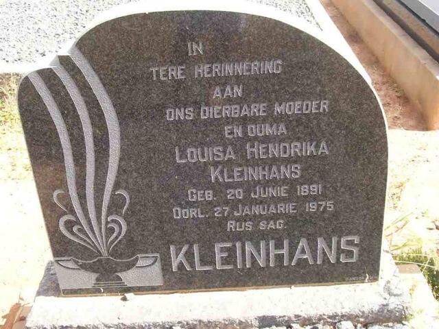 KLEINHANS Louisa Hendrika 1891-1975
