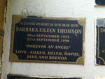 THOMSON Barbara Eileen 1923-1990