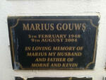 GOUWS Marius 1948-2004