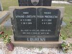 LOURENS Wynand Lodewyk 1904-1969 & Maria Magdalena 1910-2007