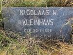 KLEINHANS Nicolaas W. 1888-1941