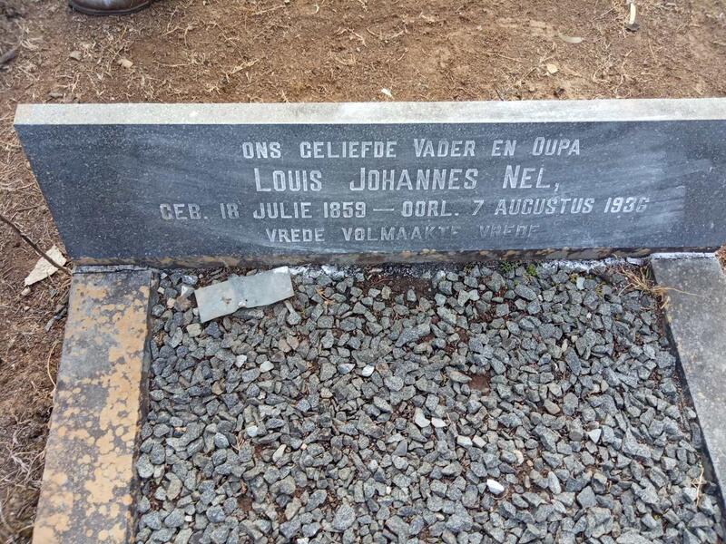 NEL Louis Johannes 1859-1936