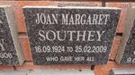 SOUTHEY Joan Margaret 1924-2009