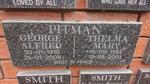 PITMAN George Alfred 1910-2008 & Thelma Mary 1914-2001