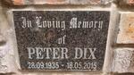 DIX Peter 1935-2015
