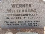 WITTENBERG Werner 1903-1956