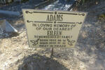 ADAMS Eileen 1933-2012
