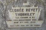THORNILEY George Nevett 1898-1945