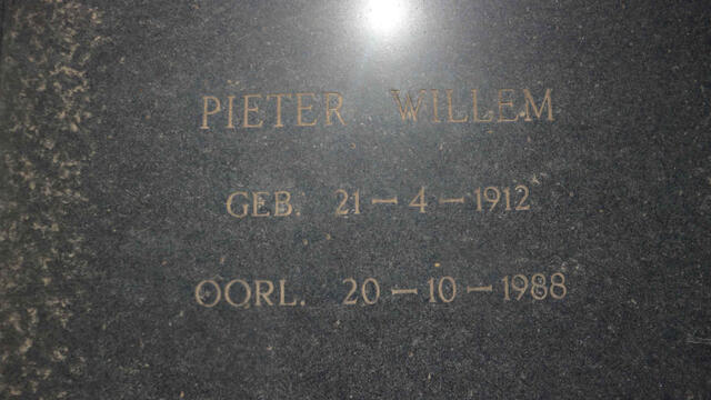 ? Pieter Willem 1912-1988