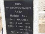 NEL Anna Maria nee MARAIS 1879-1949