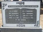 HOON G.J. 1901-1981 & H.J. SHEPHERD 1912-1992