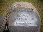 KOCK Lourens Bosman, de 1922-1967