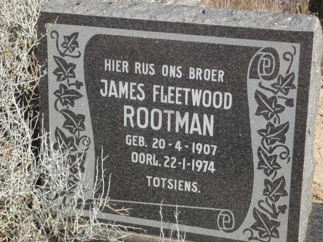 ROOTMAN James Fleetwood 1907-1974