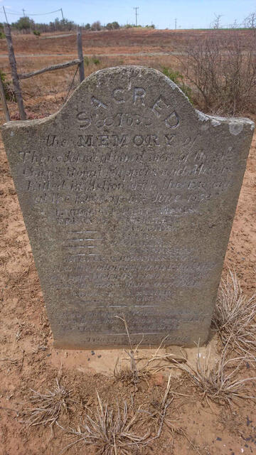 1. Memorial headstone - Royal Sappers & Miners killed 1852_1