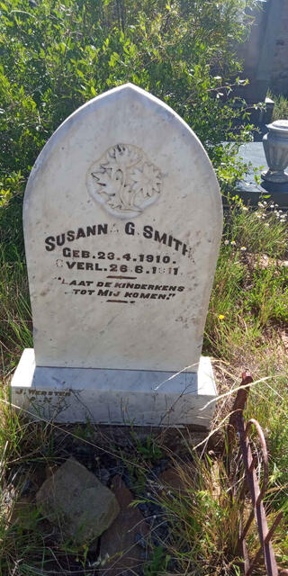 SMITH Susanna G. 1910-1911