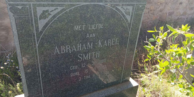 SMITH Abraham Karel 1880-1951