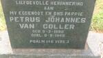 COLLER Petrus Johannes, van 1888-1948