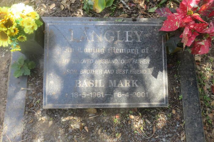 LANGLEY Basil Mark 1961-2001