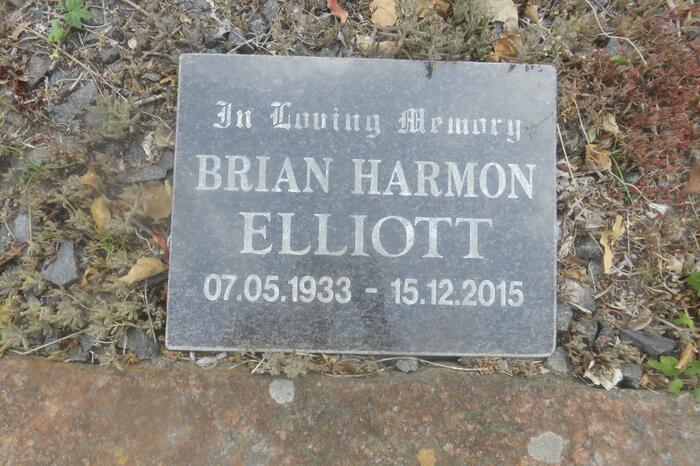 ELLIOT Brian Harmon 1933-2015