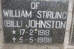 JOHNSTON William Stirling 1918-1988 