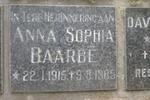 BAARBE Anna Sophia 1915-1985