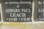 LEACH Edward Paul 1926-1997 