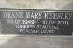 KEMSLEY Deane Mary 1949-2011