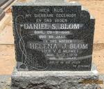BLOM Daniel S. -1959 & Helena J. V.D. MERWE -1979