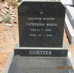 COETZER Catherina Maria 1898-1984