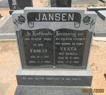 JANSEN Ernest 1913-1990 & Vesta DANIELL 1915-1981