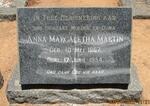 MARTIN Anna Margaretha 1867-1954